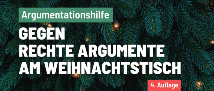 Weihnachtsbroschüre 2021 - Gegen rechte Aussagen am Weihnachtstisch von Lasse Petersdotter